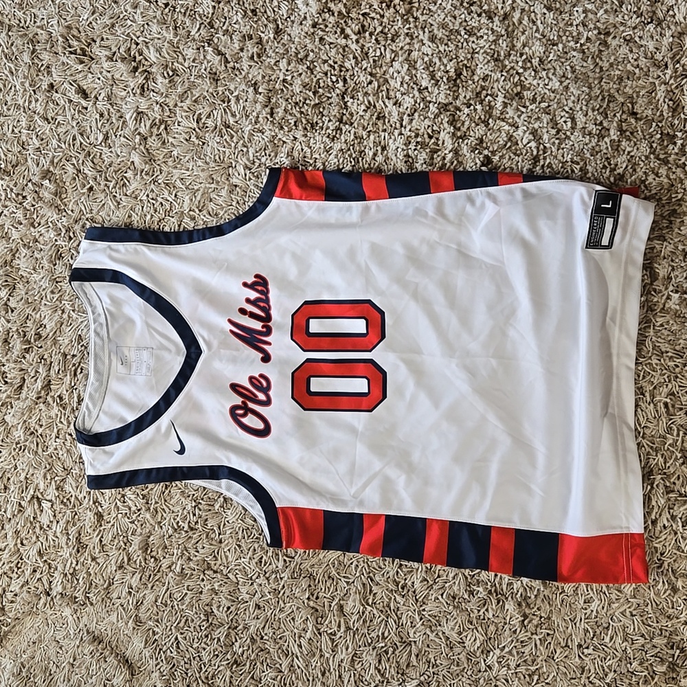 OLE MISS REBELS NIKE BASKETBALL JERSEY